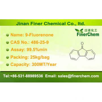 Fonte de preços de fábrica 9-Fluorenone; Cas No. 486-25-9; 9H-Fluoren-9-ona; Tipo de exportação